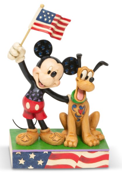 TOPOLINO E PLUTO PATRIOTES - DISNEY TRADITIONS