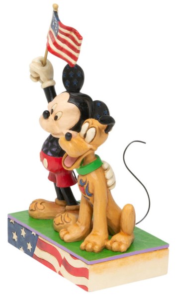 TOPOLINO E PLUTO PATRIOTES - DISNEY TRADITIONS