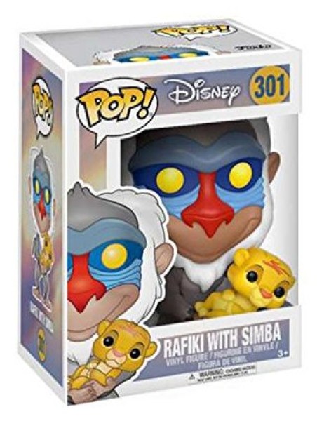 FUNKO POP! 301 - DISNEY RE LEONE - RAFIKI E BABY SIMBA