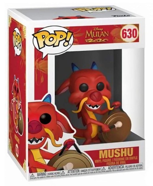 FUNKO POP! 630 - DISNEY MULAN - MUSHU CON GONG