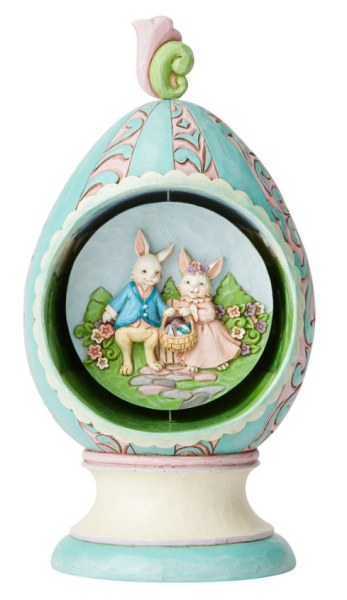UOVA DI PASQUA CON SCENA GIREVOLE - JIM SHORE