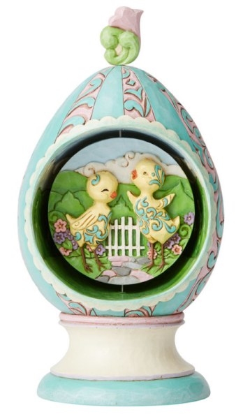 UOVA DI PASQUA CON SCENA GIREVOLE - JIM SHORE