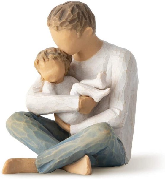 PADRE E IL SUO BAMBINO - WILLOW TREE