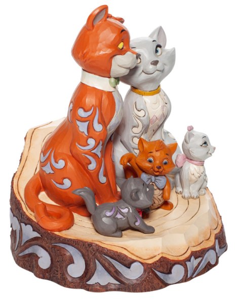 GLI ARISTOGATTI WOODCARVED - DISNEY TRADITIONS