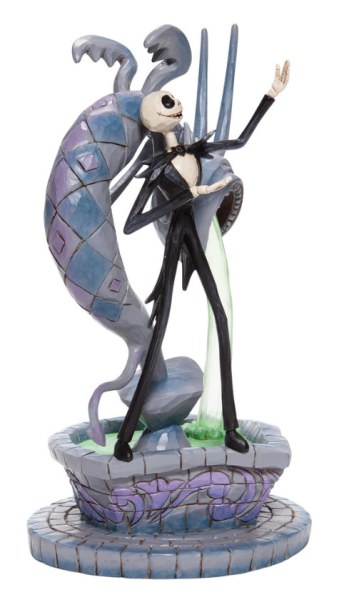 JACK SKELLINGTON SU UNA FONTANA- DISNEY TRADITIONS