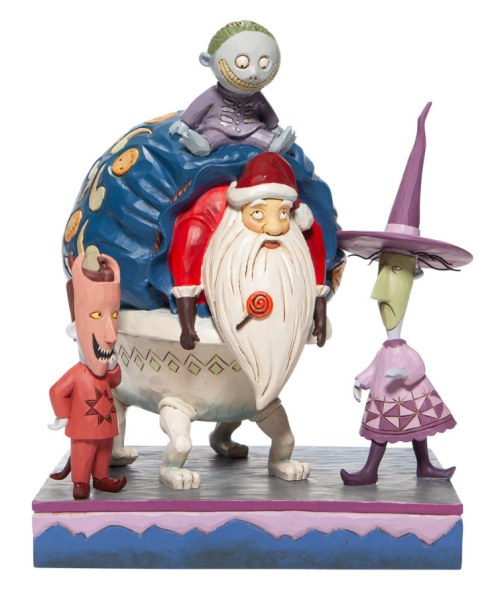 LOCK SHOCK E BARREL CON BABBO NATALE- DISNEY TRADITIONS
