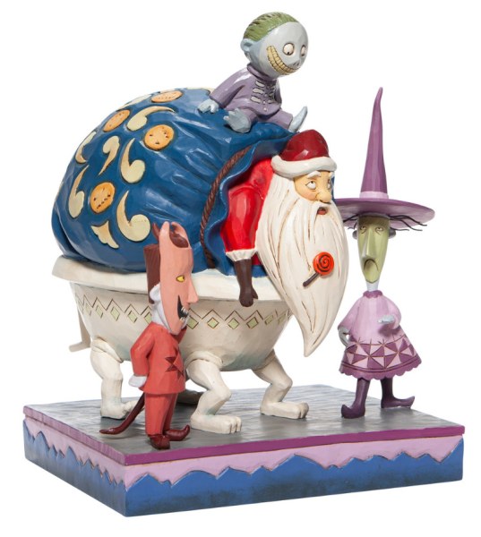 LOCK SHOCK E BARREL CON BABBO NATALE- DISNEY TRADITIONS