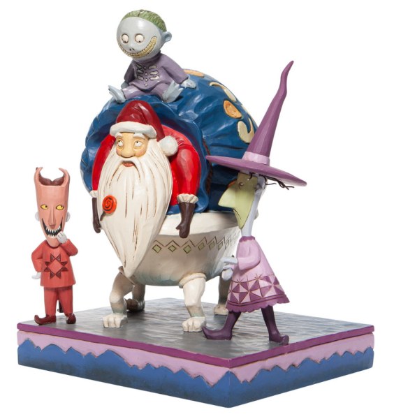 LOCK SHOCK E BARREL CON BABBO NATALE- DISNEY TRADITIONS