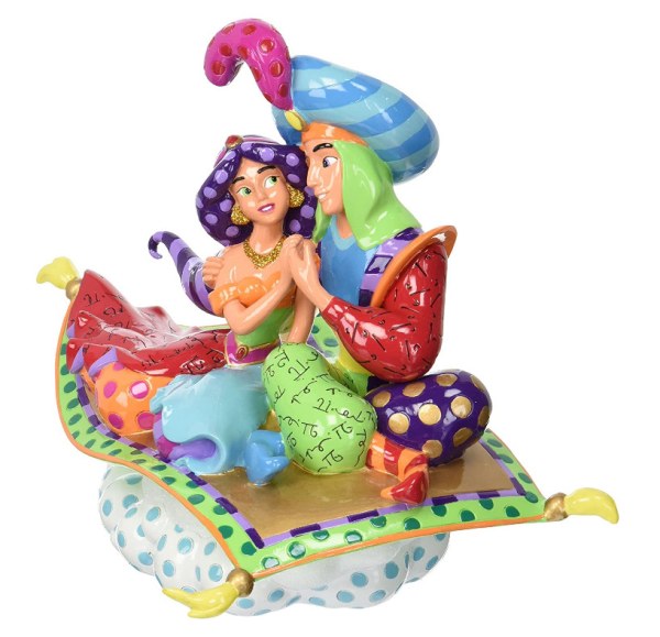 ALADDIN E JASMINE SUL TAPPETO VOLANTE - DISNEY BRITTO