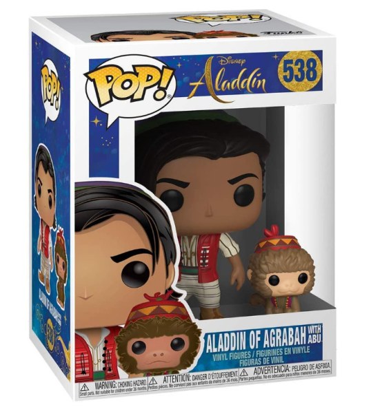 FUNKO POP! 538 - DISNEY ALADDIN (LIVE ACTION) - ALADDIN CON ABU