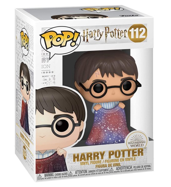 FUNKO POP! 112 - HARRY POTTER - HARRY CON IL SUO MANTELLO DELL'INVISIBILITA