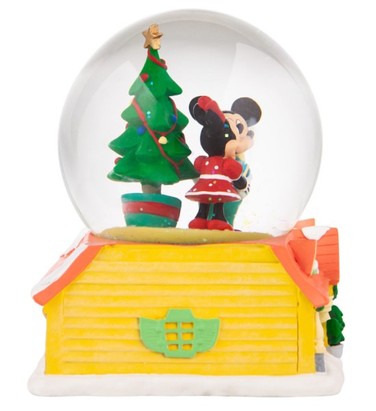 SNOWBALL LUMINOSO TOPOLINO E MINNI A NATALE - DISNEY DEPT.56