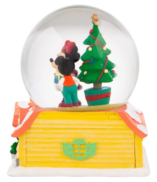 SNOWBALL LUMINOSO TOPOLINO E MINNI A NATALE - DISNEY DEPT.56