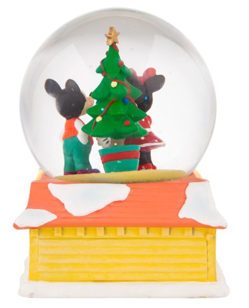 SNOWBALL LUMINOSO TOPOLINO E MINNI A NATALE - DISNEY DEPT.56