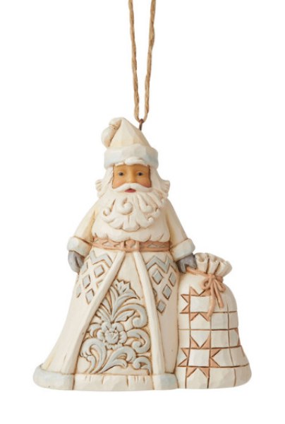 BABBO NATALE E LA SUA BORSA DI PENDENTI GIOCATTOLO - JIM SHORE