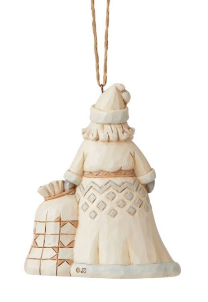 BABBO NATALE E LA SUA BORSA DI PENDENTI GIOCATTOLO - JIM SHORE