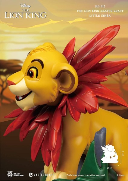 SIMBA IL RE LEONE - DISNEY MASTERCRAFT