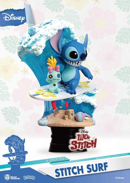STITCH STA FACENDO SURF- DISNEY D-STAGE