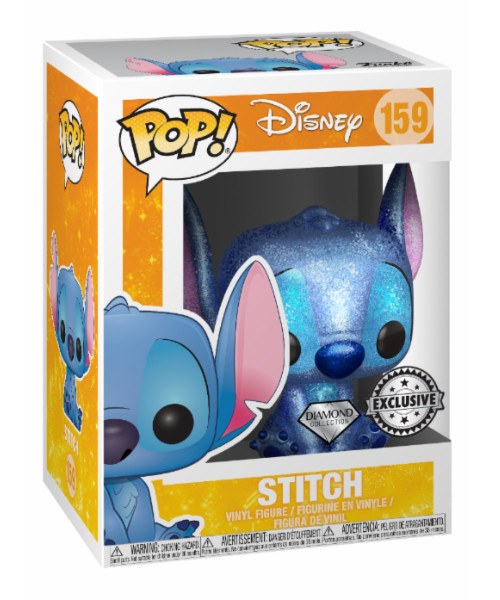 FUNKO POP! 159 DIAMOND EXCLUSIVE (DGLT) - DISNEY STITCH