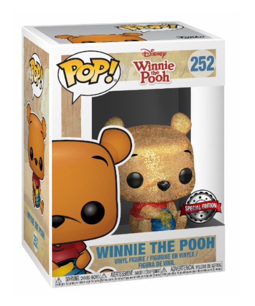 FUNKO POP! 252 DIAMOND EXCLUSIVE (DGLT) - DISNEY WINNIE THE POOH