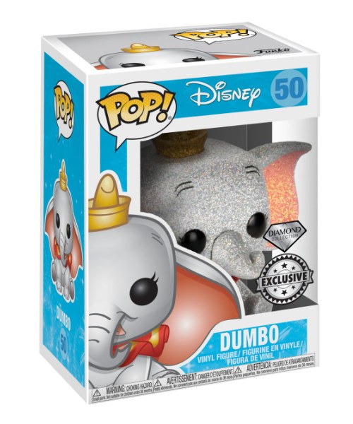 FUNKO POP! 50 DIAMOND EXCLUSIVE (DGLT) - DISNEY DUMBO