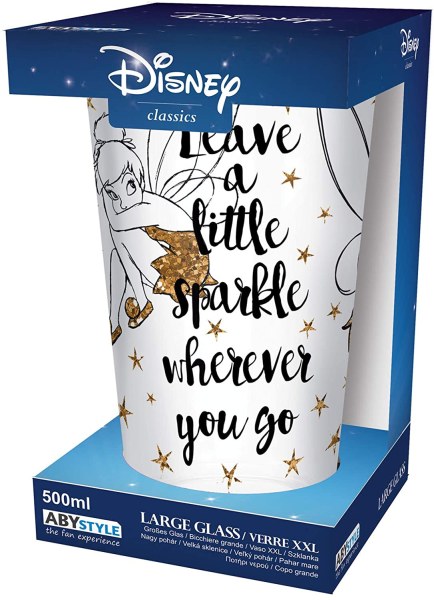 BICCHIERE XXL TRILLI DORATO GLITTER - DISNEY
