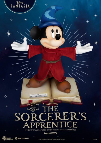 TOPOLINO APPRENDISTA STREGONE FANTASIA 38cm - DISNEY MASTERCRAFT