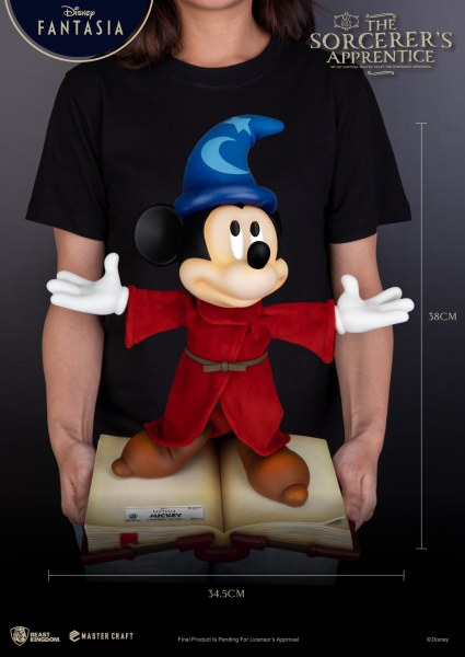 TOPOLINO APPRENDISTA STREGONE FANTASIA 38cm - DISNEY MASTERCRAFT