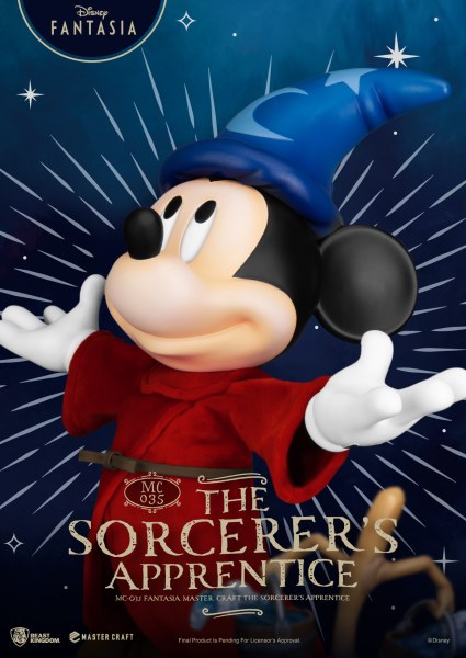 TOPOLINO APPRENDISTA STREGONE FANTASIA 38cm - DISNEY MASTERCRAFT