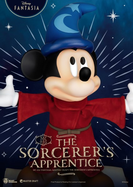 TOPOLINO APPRENDISTA STREGONE FANTASIA 38cm - DISNEY MASTERCRAFT