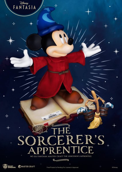 TOPOLINO APPRENDISTA STREGONE FANTASIA 38cm - DISNEY MASTERCRAFT