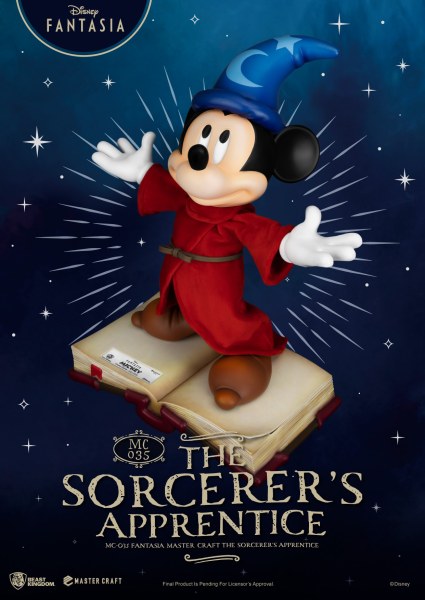 TOPOLINO APPRENDISTA STREGONE FANTASIA 38cm - DISNEY MASTERCRAFT