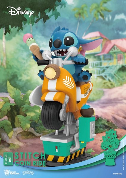 STITCH SU SCOOTER IN MOVIMENTO- DISNEY D-STAGE