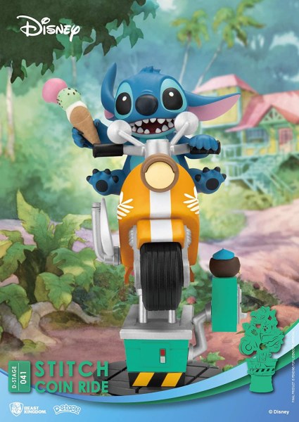 STITCH SU SCOOTER IN MOVIMENTO- DISNEY D-STAGE