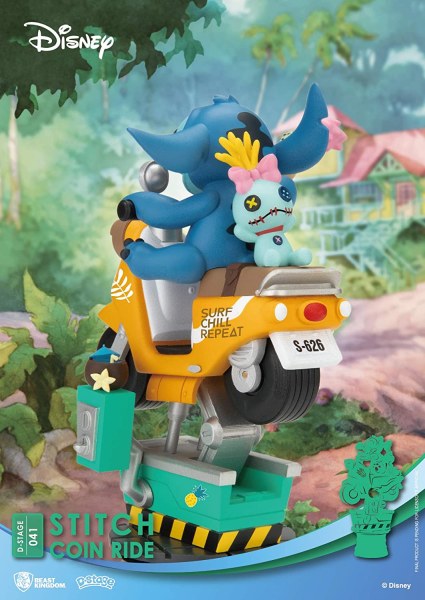 STITCH SU SCOOTER IN MOVIMENTO- DISNEY D-STAGE