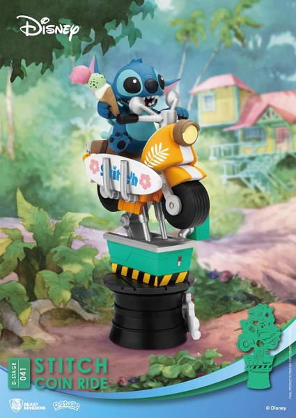 STITCH SU SCOOTER IN MOVIMENTO- DISNEY D-STAGE
