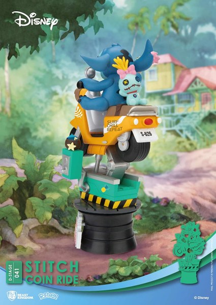 STITCH SU SCOOTER IN MOVIMENTO- DISNEY D-STAGE
