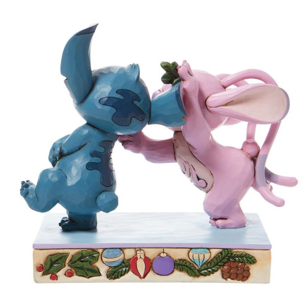 ANGEL E STITCH SOTTO IL VISCHIO - DISNEY TRADITIONS