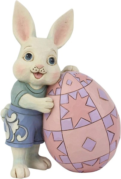 CONIGLIETTO CON UOVO DI PASQUA JIM SHORE HEARTWOOD CREEK