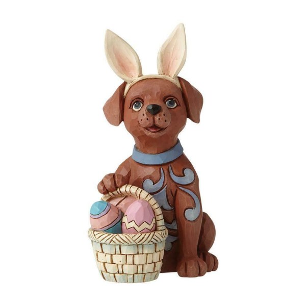 CUCCIOLO CON ORECCHIE DI CONIGLIO JIM SHORE HEARTWOOD CREEK