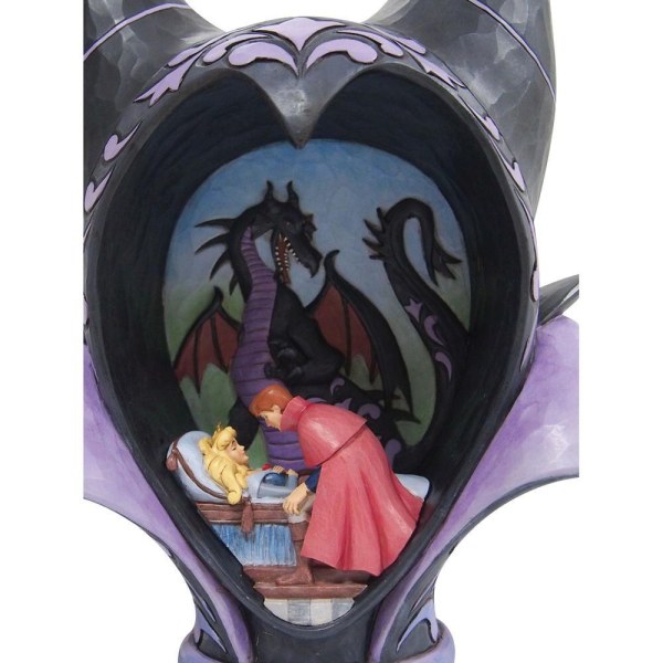 DIORAMA CASCO MALEFICA - DISNEY TRADITIONS