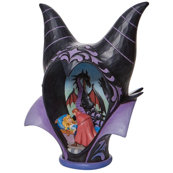 DIORAMA CASCO MALEFICA - DISNEY TRADITIONS