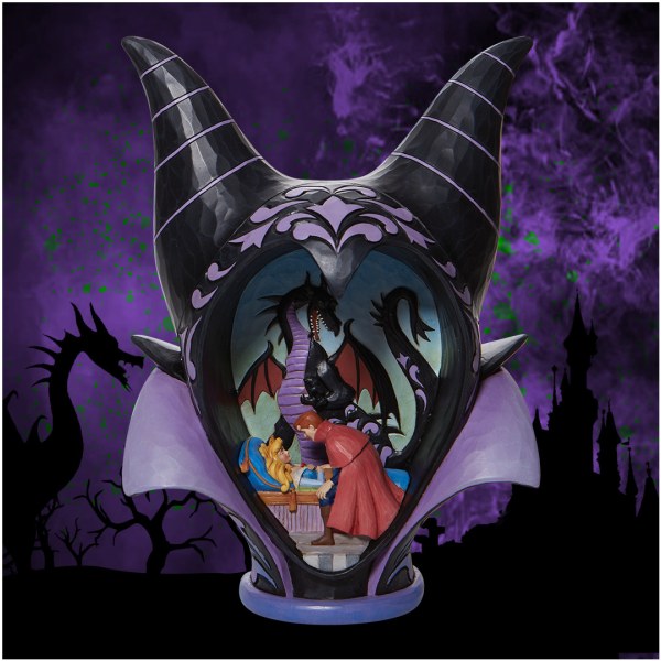 DIORAMA CASCO MALEFICA - DISNEY TRADITIONS