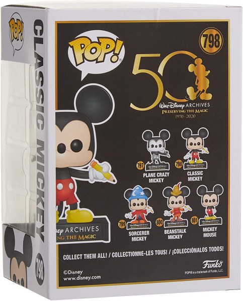 FUNKO POP! 798 - TOPOLINO 50TH - DISNEY ARCHIVES