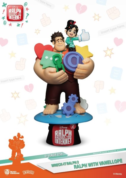 RALPH CON VANELLOPE RALPH SPACCA INTERNET - DISNEY D-SELECT