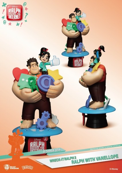 RALPH CON VANELLOPE RALPH SPACCA INTERNET - DISNEY D-SELECT
