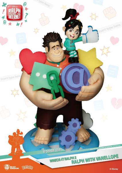 RALPH CON VANELLOPE RALPH SPACCA INTERNET - DISNEY D-SELECT