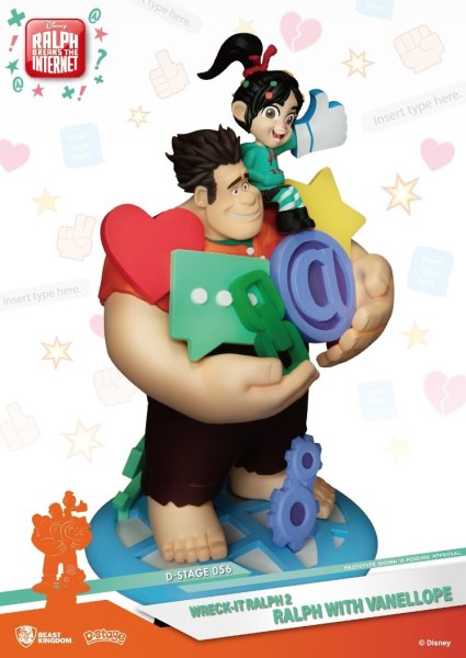 RALPH CON VANELLOPE RALPH SPACCA INTERNET - DISNEY D-SELECT