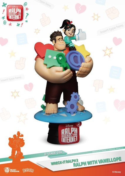 RALPH CON VANELLOPE RALPH SPACCA INTERNET - DISNEY D-SELECT
