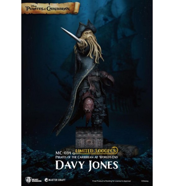 DAVY JONES PIRATI DEI CARAIBI - DISNEY MASTERCRAFT